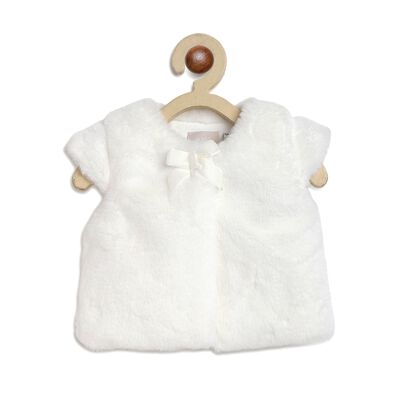 Faux Fur Sleeveless Jacket